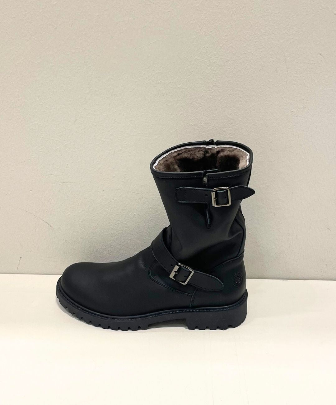 Verdecchia 1404 Biker Boot nero