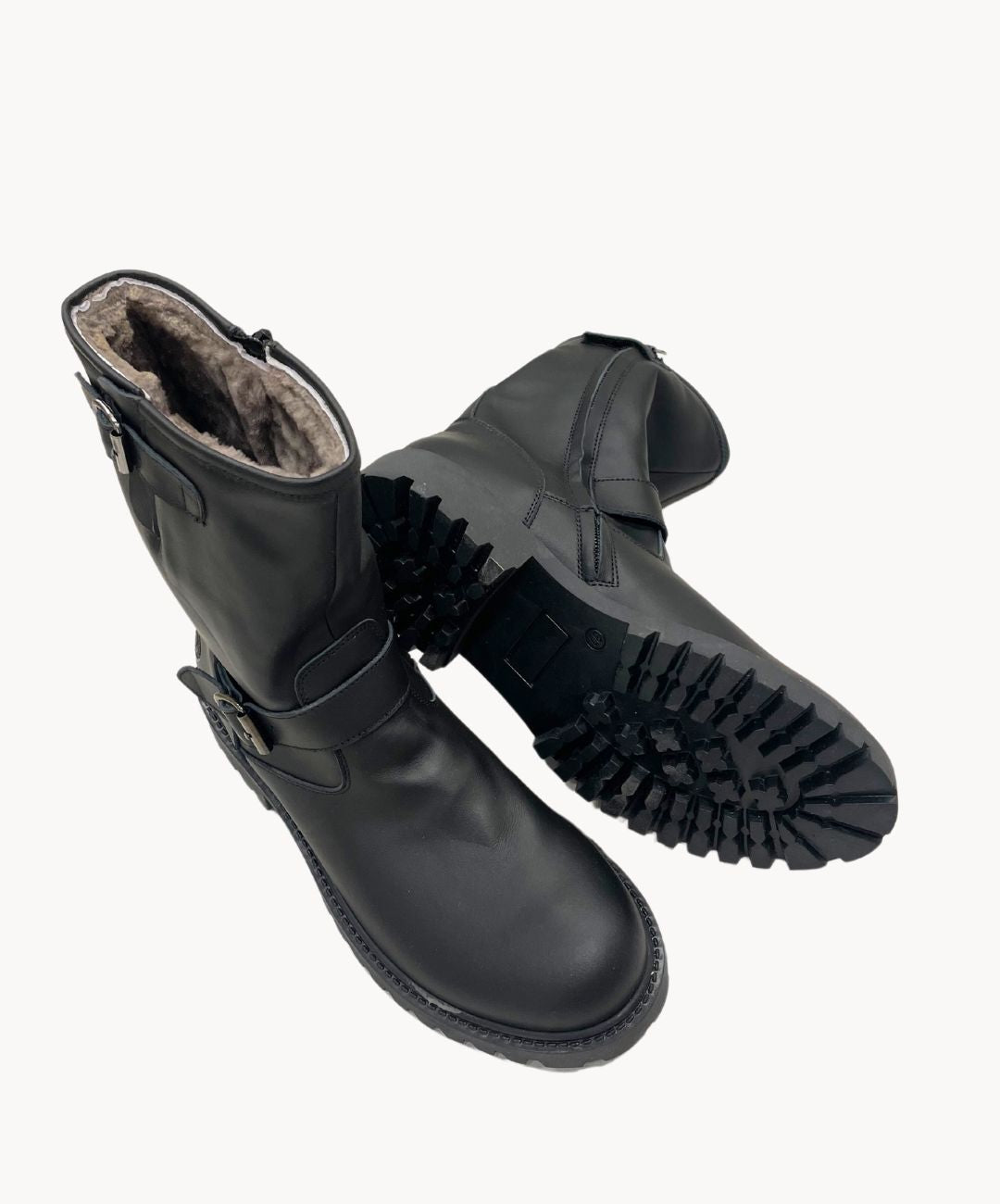 Verdecchia 1404 Biker Boot nero