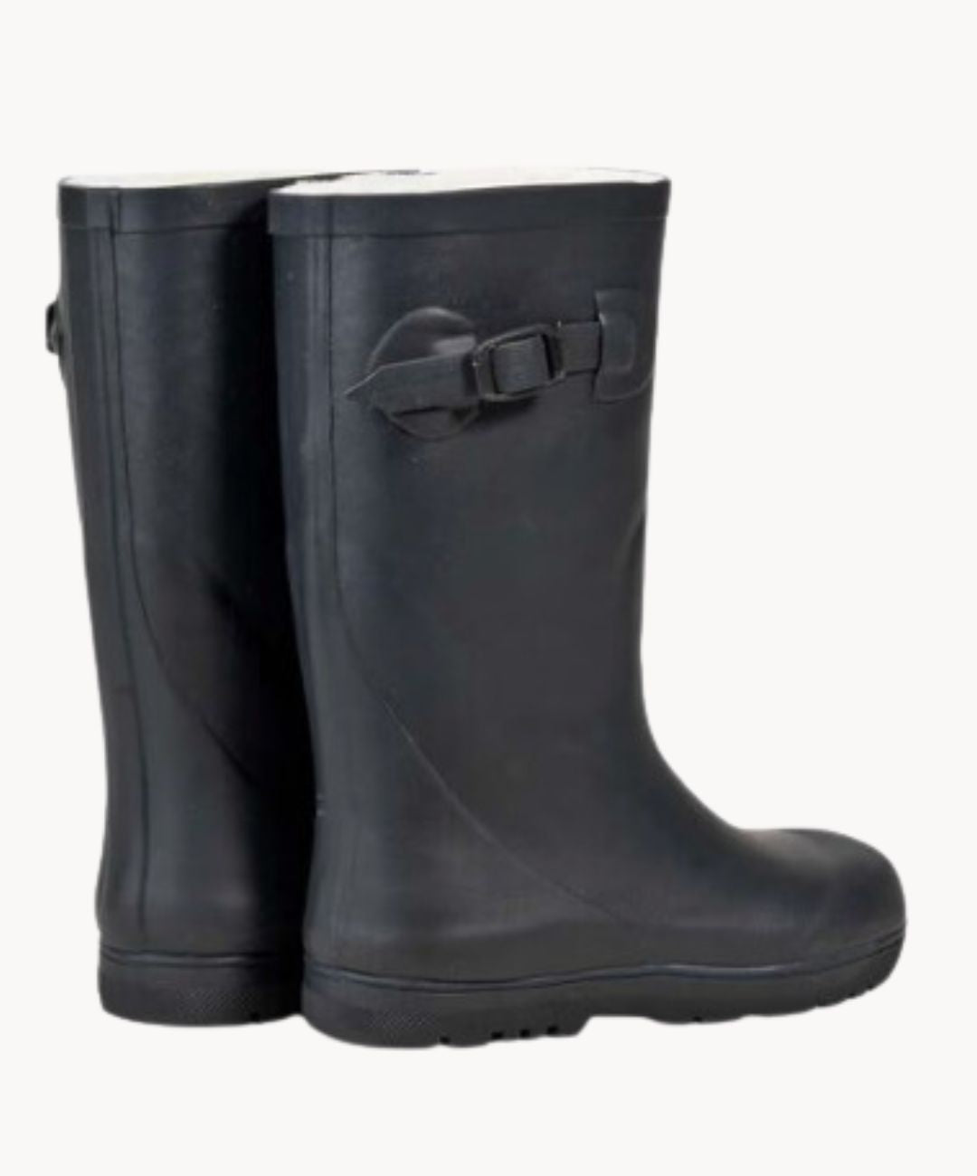 Bottes en caoutchouc Aigle Woody Pop marine Fourrure pour les pieds au chaud