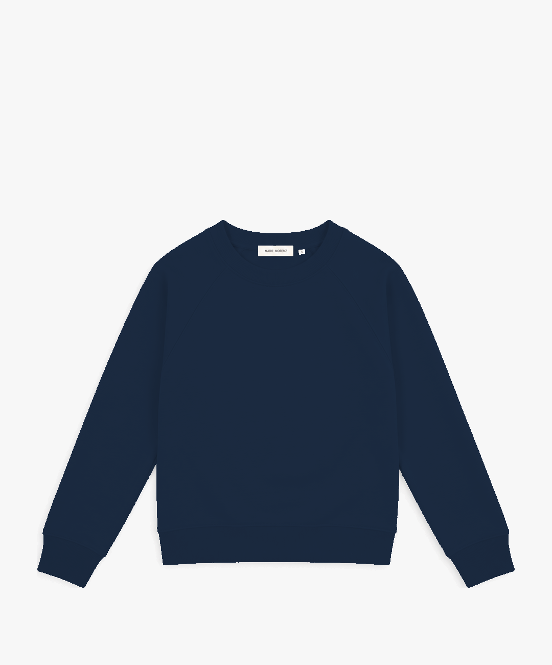 Marie Morenz Sweatshirt Raglan Dame Marine