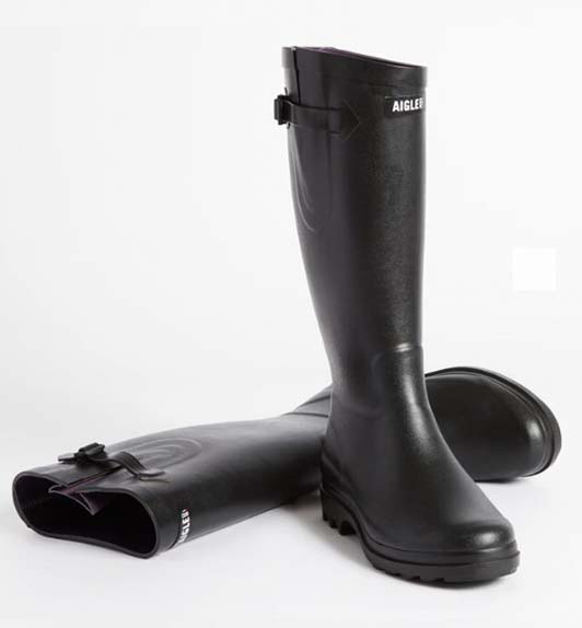Aigle Gummistiefel Aglentine Schwarz - Marie Morenz