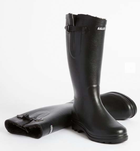 Aigle Gummistiefel Aglentine Schwarz - Marie Morenz