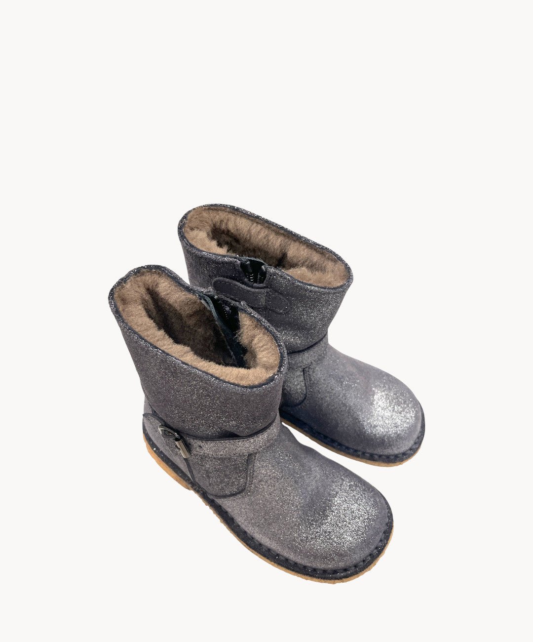 Marie Morenz 1410 Stiefel Lammfell gefüttert Glitzer Kinder - Marie Morenz