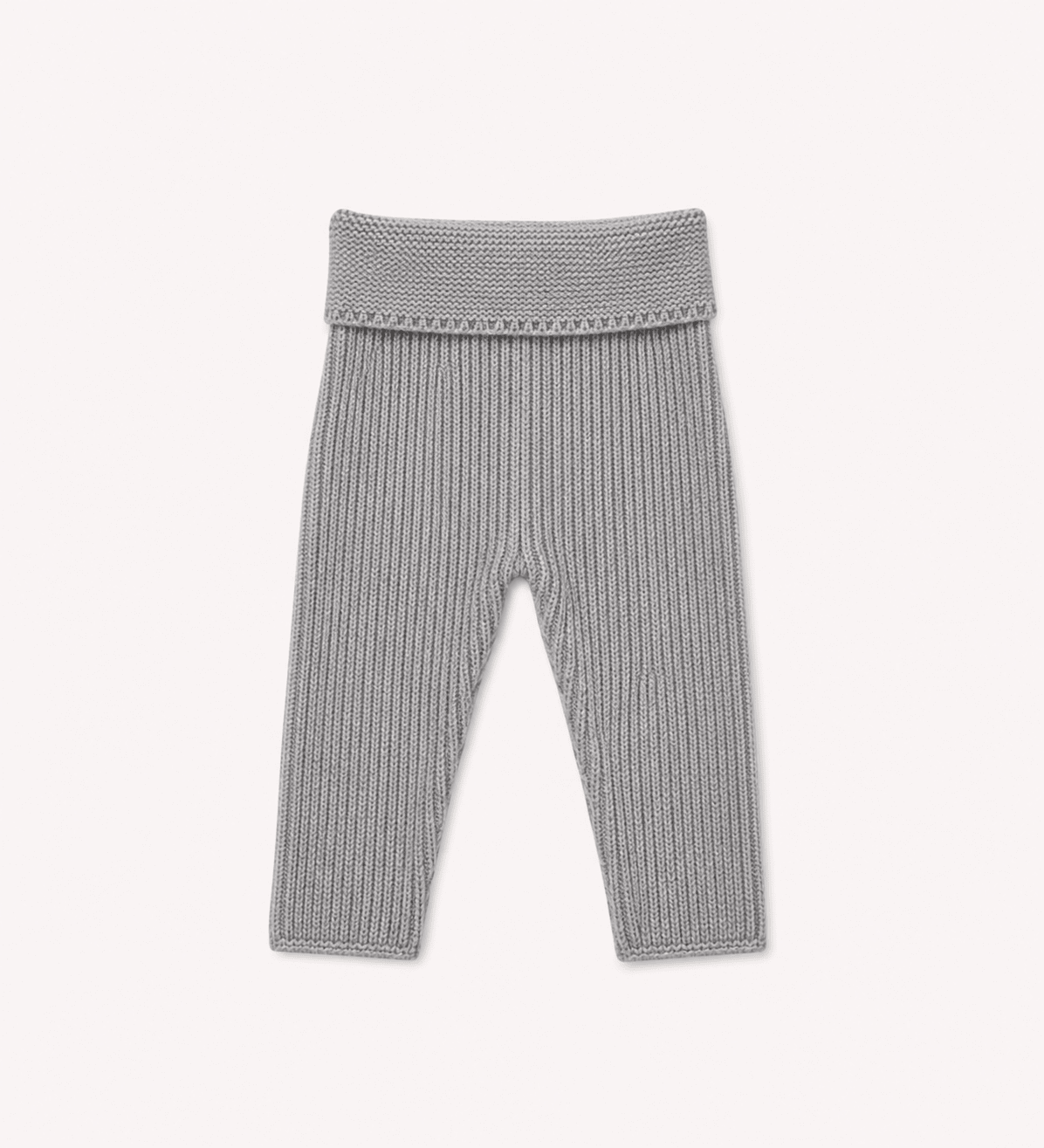 Marie Morenz babyhose Graumelange Rippe Merinowolle - Marie Morenz
