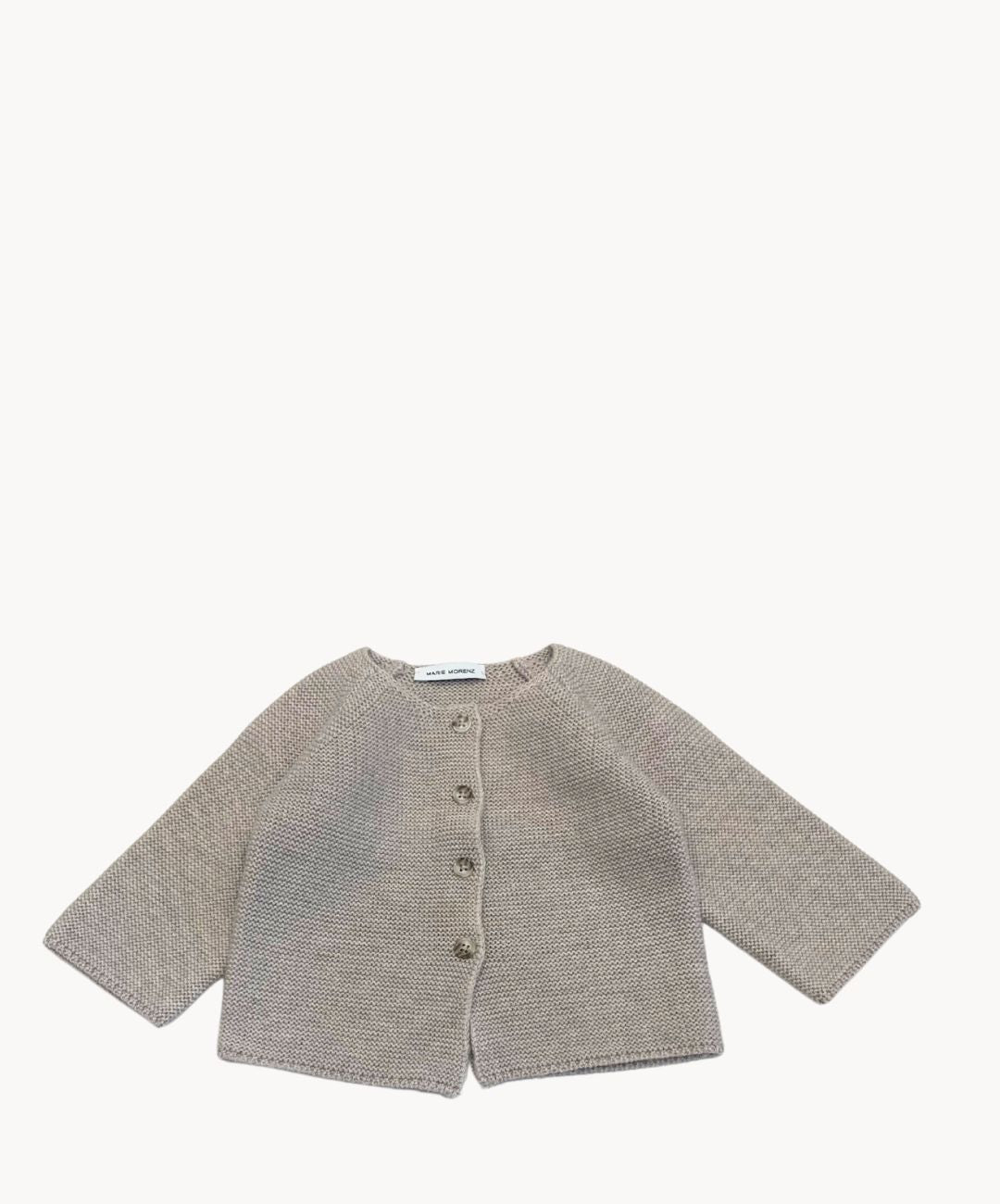 Marie Morenz Babyjacke Merinowolle Links gestrickt - Marie Morenz