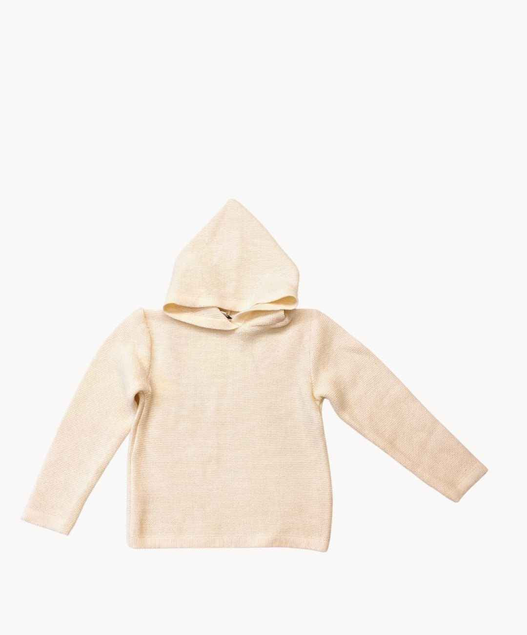 Marie Morenz Kapuzenpullover Creme