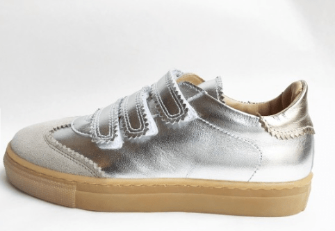 Marie Morenz Klettsneaker Silber - Marie Morenz