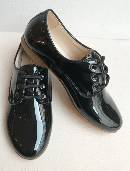 Marie Morenz Lackschuh Schwarz Nero 2018 Ledersohle - Marie Morenz
