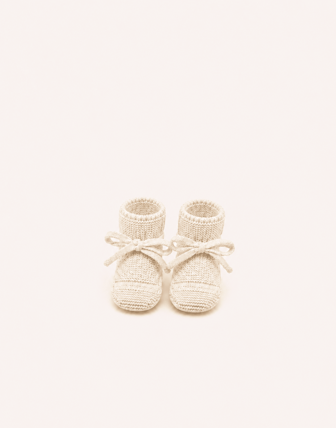 Marie Morenz Strickschuhe Merinowolle Creme Onesize0-1 Jahr - Marie Morenz