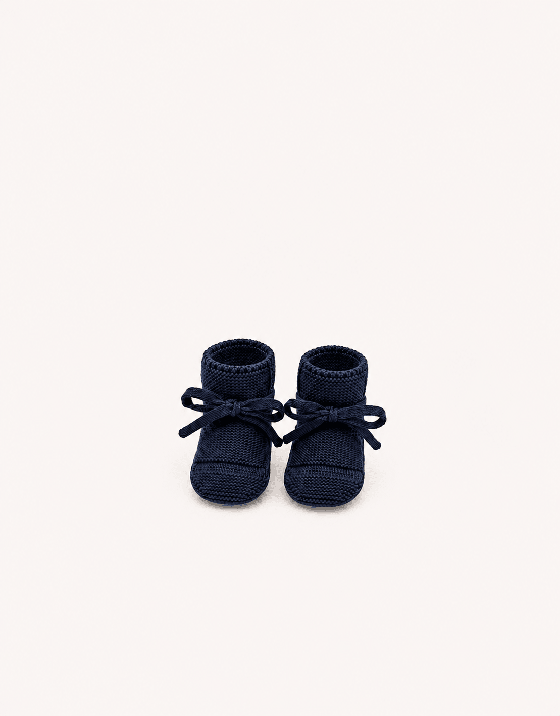 Marie Morenz Strickschuhe Merinowolle Marine Onesize0-1 Jahr - Marie Morenz