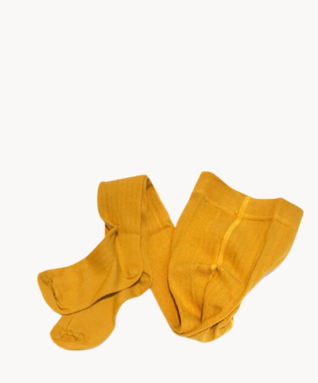 Marie Morenz Strumpfhose Rippe Curry Baumwolle Elastahn - Marie Morenz