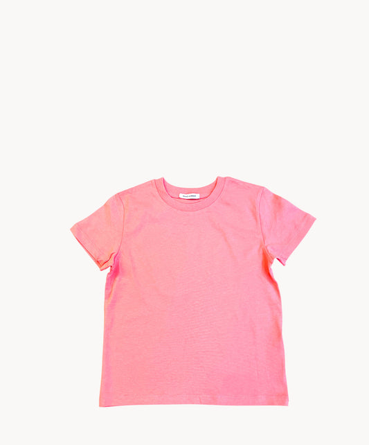 Marie Morenz Kinder T-Shirt Neon Pink Baumwolle