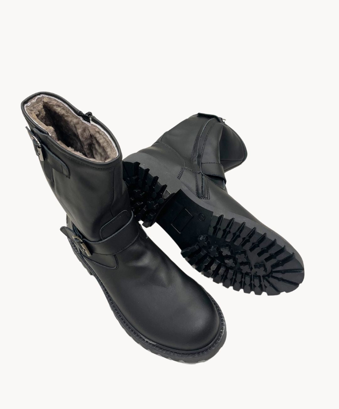 Verdecchia 1404 Biker Boot nero - Marie Morenz