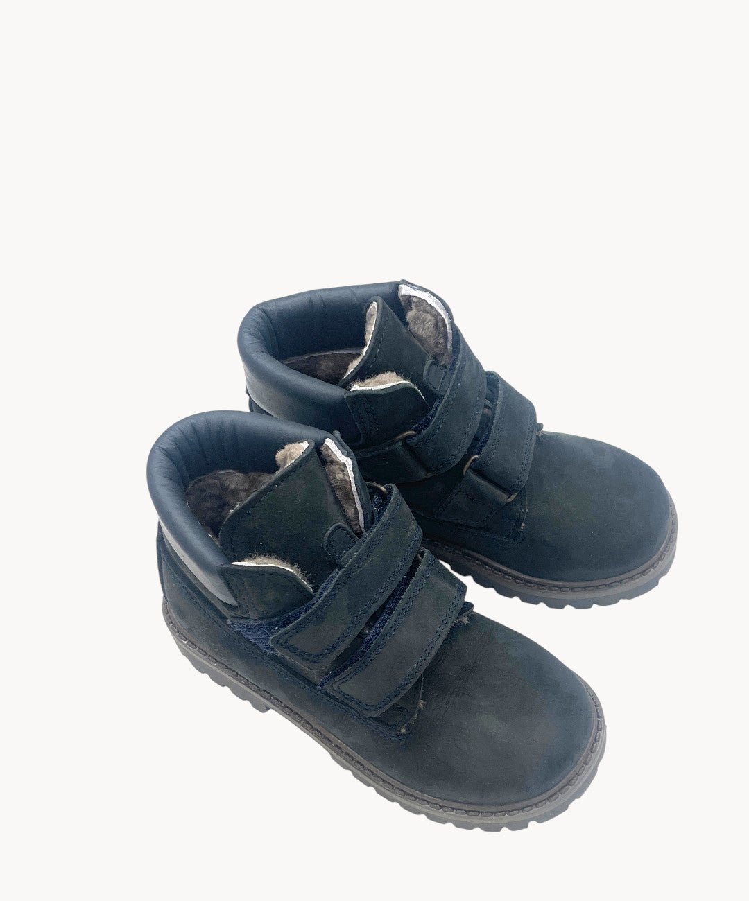 Verdecchia 882 Klett Boots Lammfell blau - Marie Morenz