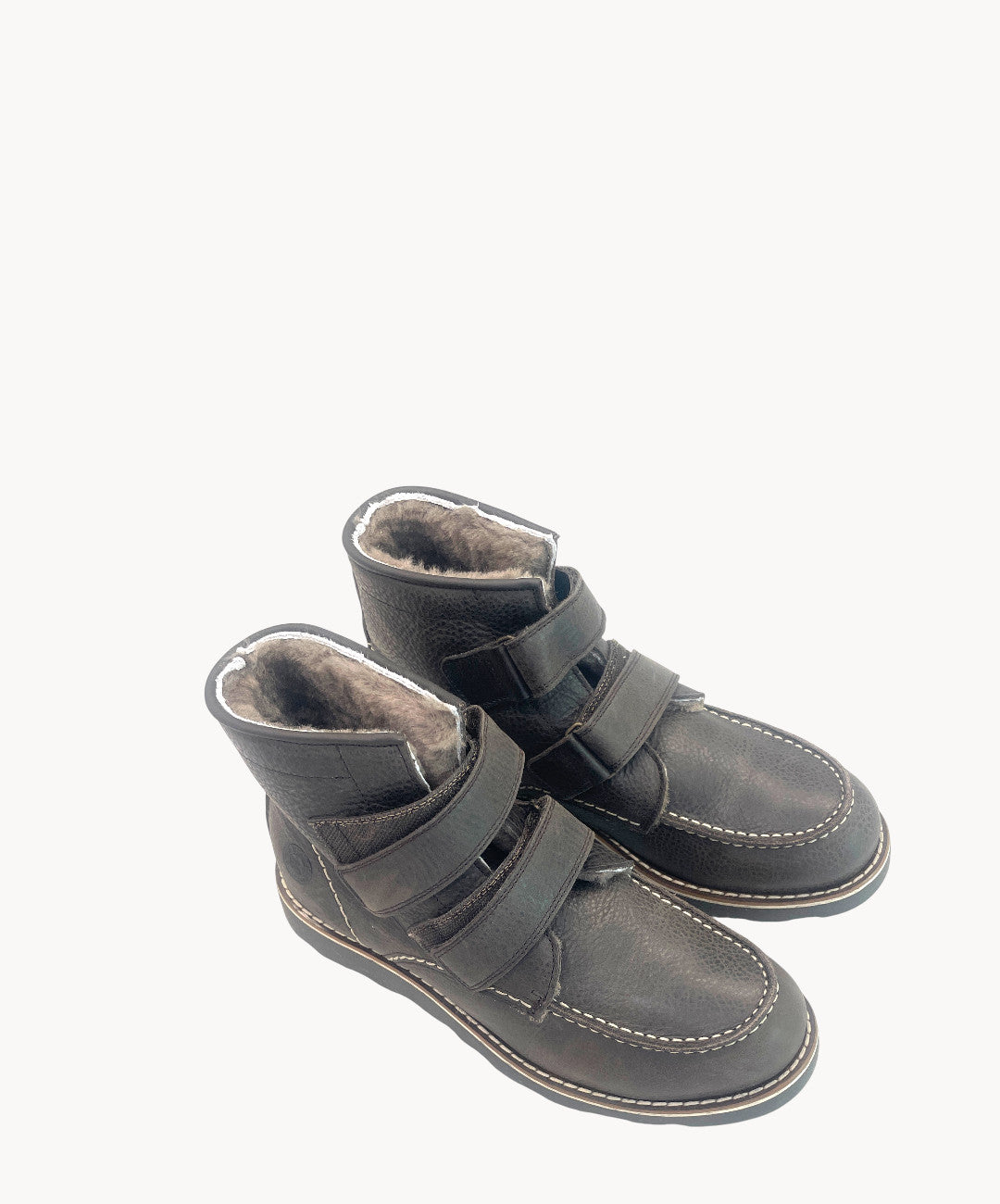 Vewrdecchia Klett Stiefel Lammfell gefütter braun