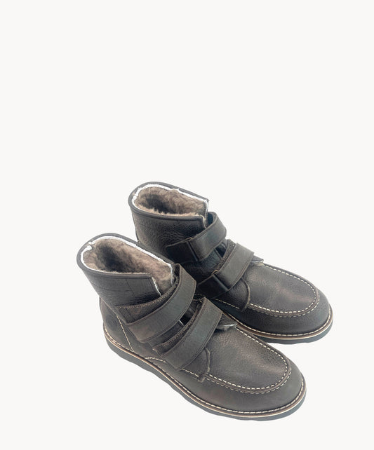 Vewrdecchia Klett Stiefel Lammfell gefütter braun