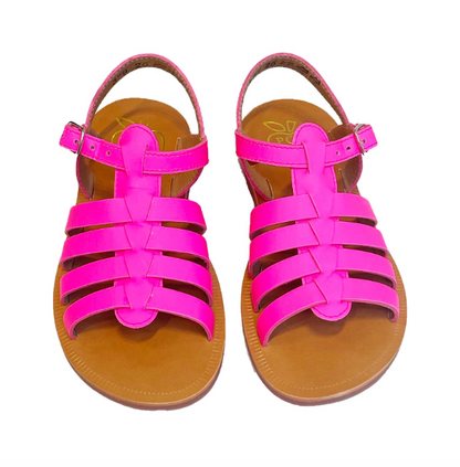 Pom D'API Plagette Strap Neonpink Kinder