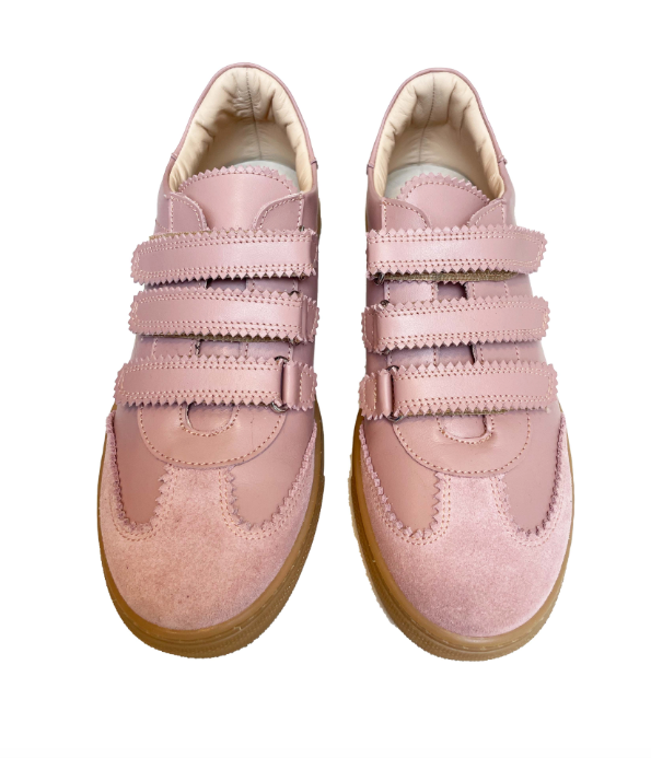 Marie Morenz Sneaker Klett Altrosa