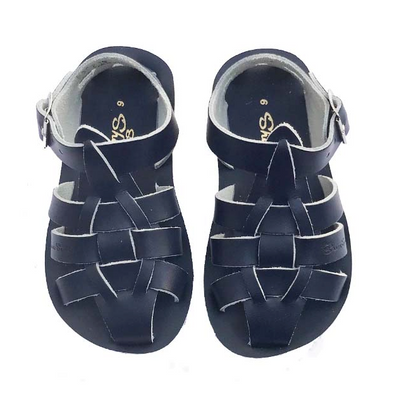 Saltwatersandals Shark Kinder Marine