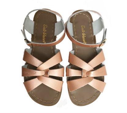 Saltwatersandals Original Rosegold Kinder