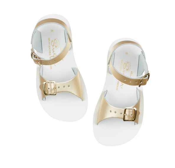 Saltwatersandals Sandale Surfer Gold Kinder