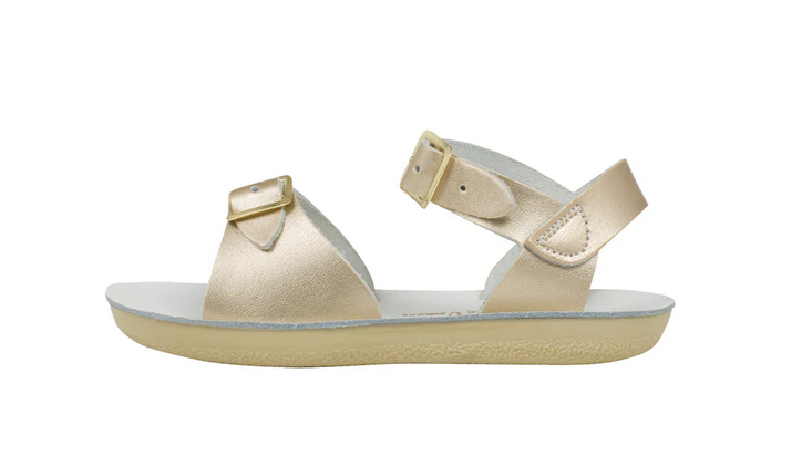 Saltwatersandals Sandale Surfer Gold Kinder