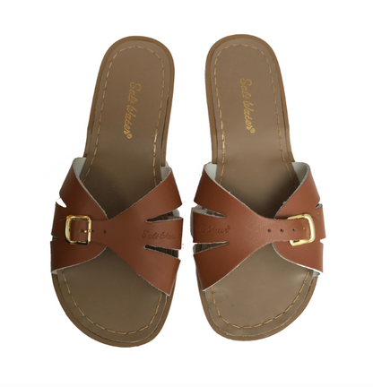 Saltwatersandals Slide Sandale Tan Dame