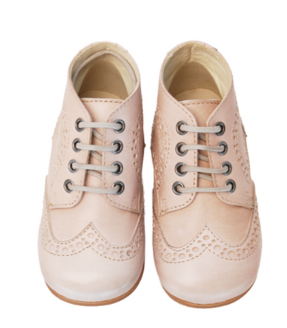 Marie Morenz 847 Schnürschuh Lauflernschuhe Beige