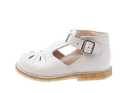 Marie Morenz Lernlaufschuhe 190 Blümchen Creme Kreppsohle