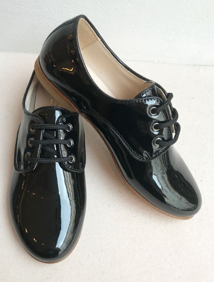 Marie Morenz Lackschuh Schwarz Nero 2018 Ledersohle