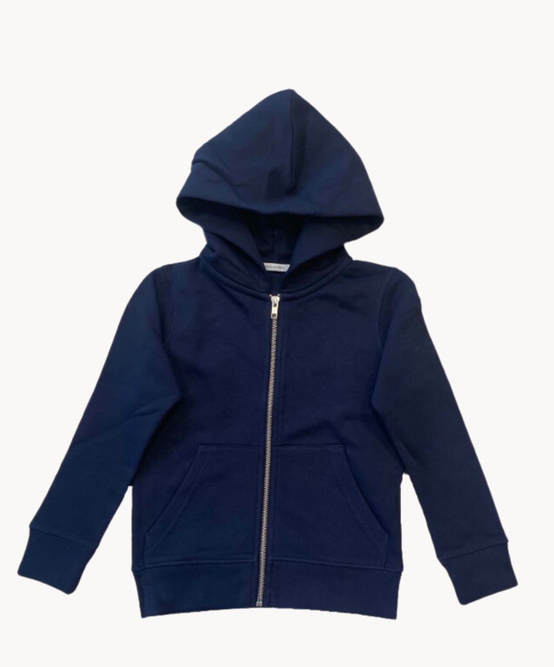 Marie Morenz Hooded Jacket Navy Cotton