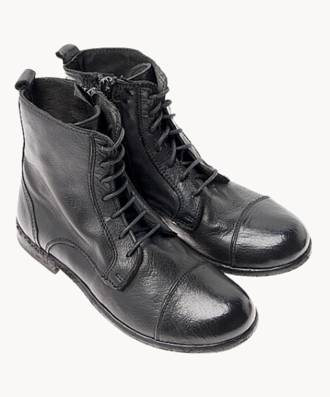 Marie Morenz 6007 Schnürstiefel Schwarz