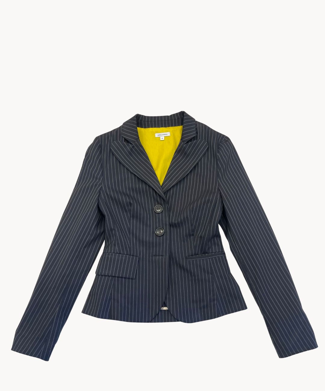 Marie Morenz Blazer Nadelstreifen Marine Dame