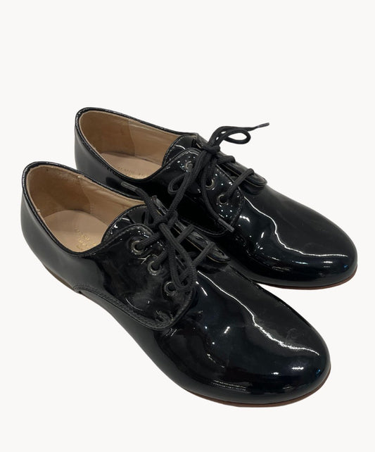 Marie Morenz Lackschuh Schwarz Nero 2018 Ledersohle