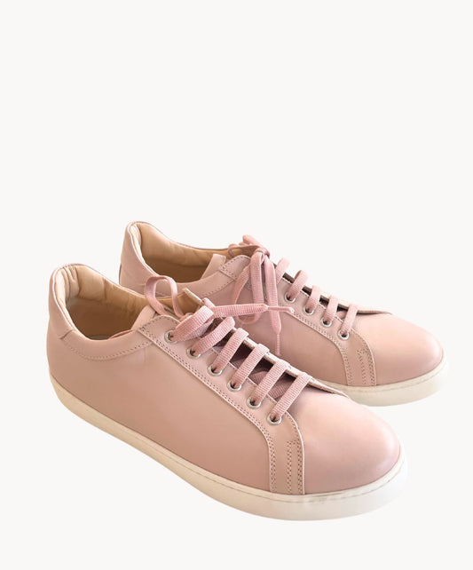 Marie Morenz Sneaker Rose Leder Schnürer