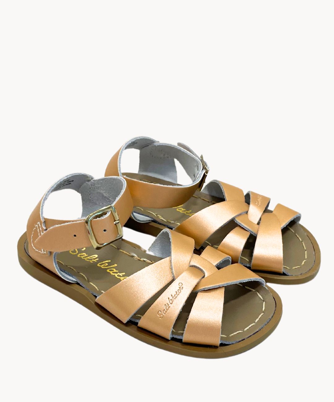 Saltwatersandals Original Rosegold Kinder