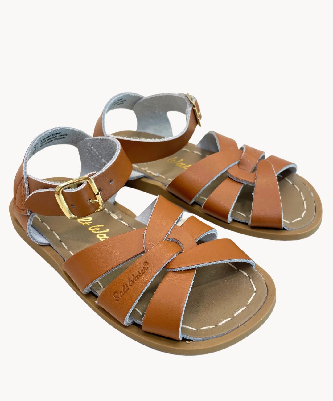 Saltwatersandals Original Tan Kinder.