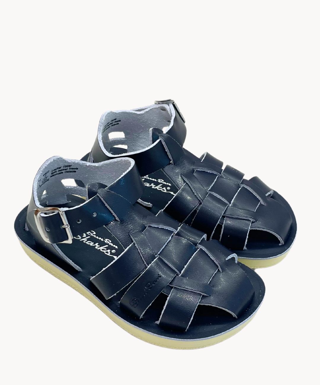 Saltwatersandals Shark Kinder Marine