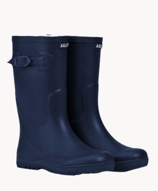 Aigle Gummistiefel Woody Pop marine Fur für warme Füsse - Marie Morenz