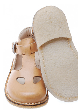 Marie Morenz 1387 Katzenauge Cognac Kreppsohle Kinder - Marie Morenz