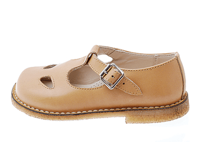 Marie Morenz 1387 Katzenauge Cognac Kreppsohle Kinder - Marie Morenz
