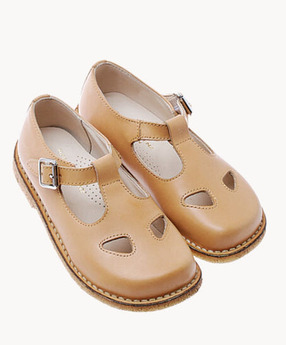 Marie Morenz 1387 Katzenauge Cognac Kreppsohle Kinder - Marie Morenz