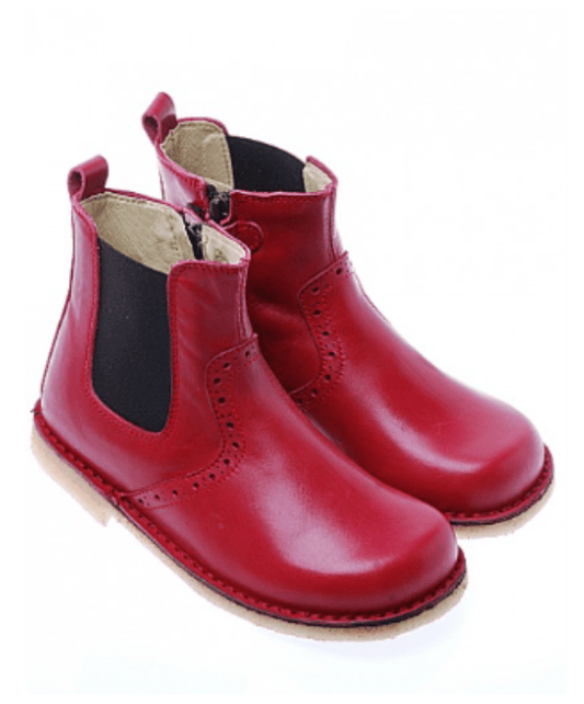 Marie Morenz 1428 Jodpur Rot. Hochwertiger Kinderschuh mit zeitlosem Design – fair gefertigt und gemacht für jeden Tag. - Marie Morenz