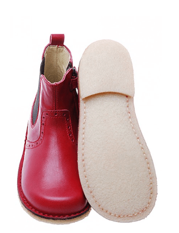 Marie Morenz 1428 Jodpur Rot. Hochwertiger Kinderschuh mit zeitlosem Design – fair gefertigt und gemacht für jeden Tag. - Marie Morenz