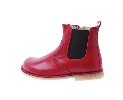 Marie Morenz 1428 Jodpur Rot. Hochwertiger Kinderschuh mit zeitlosem Design – fair gefertigt und gemacht für jeden Tag. - Marie Morenz