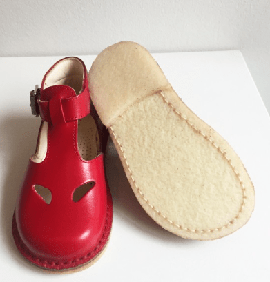 Marie Morenz 190 Katzenauge Rot Lernlaufsandale Kinder - Marie Morenz