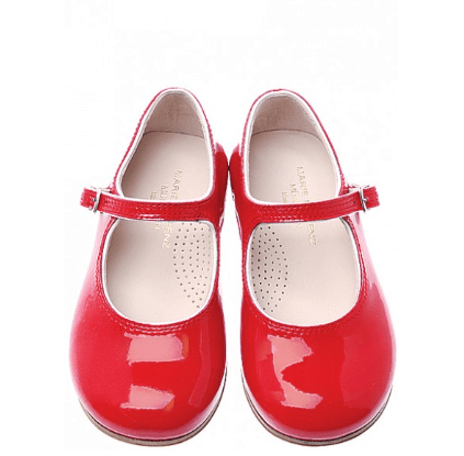 Marie Morenz 310 Ballerina Mary jane Rot Lack BESTSELLER - Marie Morenz