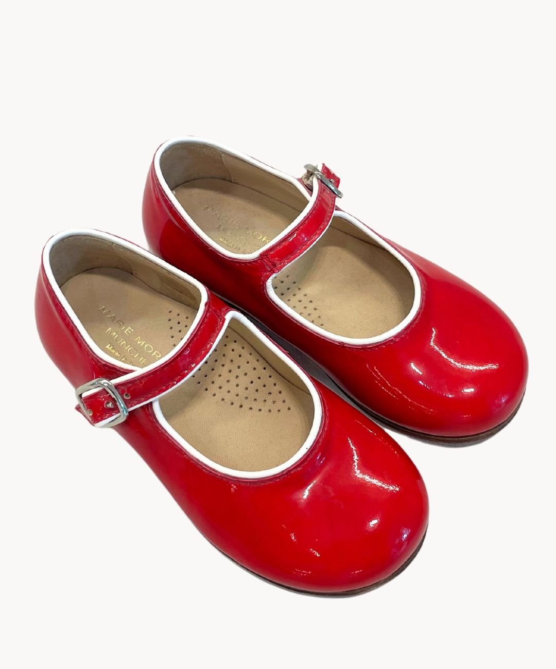 Marie Morenz 310 Ballerina Mary jane Rot Lack BESTSELLER - Marie Morenz