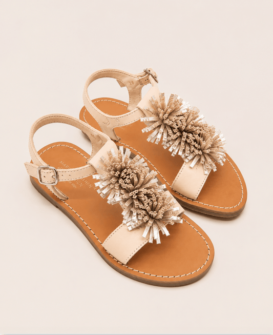 MARIE MORENZ 58 Sandale creme Metallicpuschel - Marie Morenz
