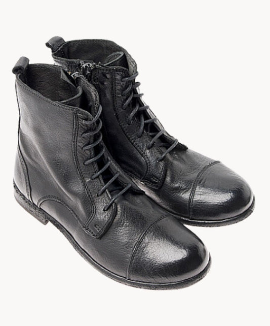 Marie Morenz 6007 Schnürstiefel Schwarz - Marie Morenz